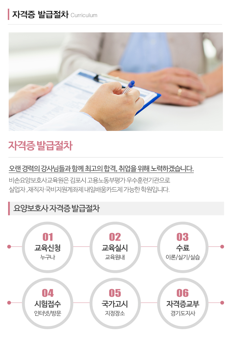 비손요양보호사교육원간호학원_내용